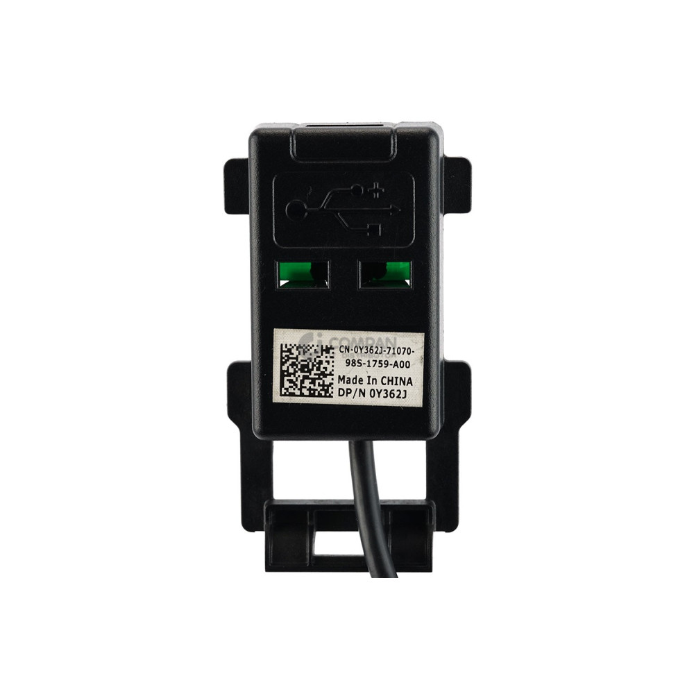 CY254 DELL USB 2.0 PORT BOARD WITH CABLE AND BRACKET FOR POWEREDGE T610 0CY254, Y362J